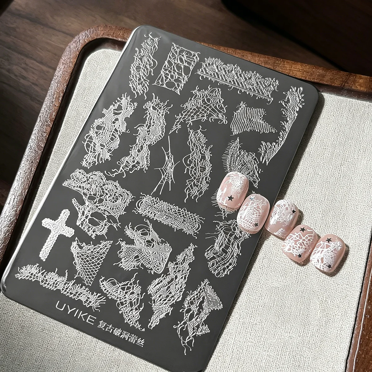 1Pcs Nail Stamping Plates Mult - Gold Foil Flakes review and price