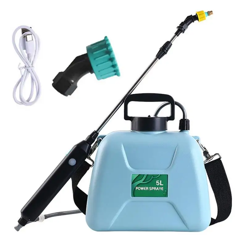 

Electric Sprayer Automatic 5L Garden Plant Mister USB Rechargeable Irrigation Tool Watering Can With Spray Guns