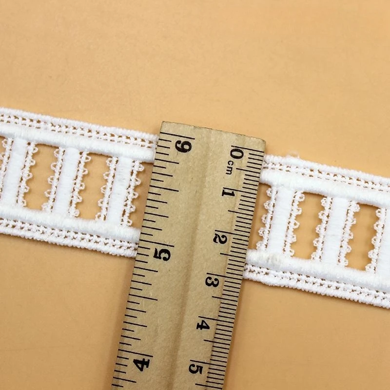 10 Yards/Lot Neue Treppenstufen-Spitze, wasserlösliche Stickerei-Kleidungsspitze, DIY-Kleidung, Heimtextilien-Zubehör RS4768 – Detail 17