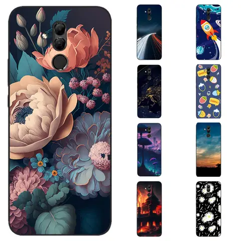 For Huawei Mate 20 lite Case Wolf Cartoon Silicon Soft TPU Back Cover For HHuawei Mate 20 lite Phone Cases Mate20 Lite Fundas