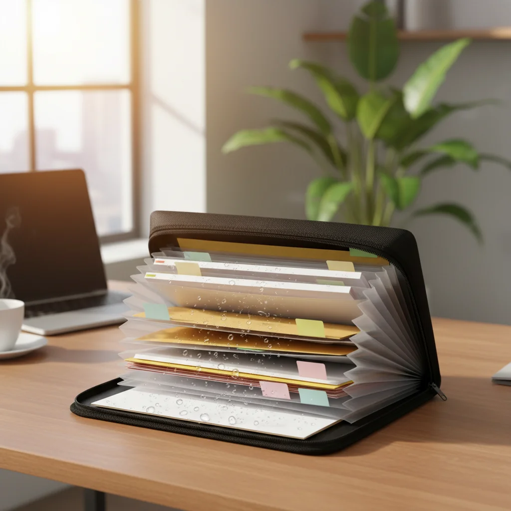 

Огнестойкая водонепроницаемая сумка-органайзер для документов, многослойный чехол для хранения документов для офиса, школы, дома, надежная папка для бумаг