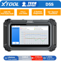 XTOOL D5S Car ABS SRS EPB System Diagnostic Tools OBD2 Scanner Code Reader 4 In 1 Live Data PK D5 Lifetime Free Update