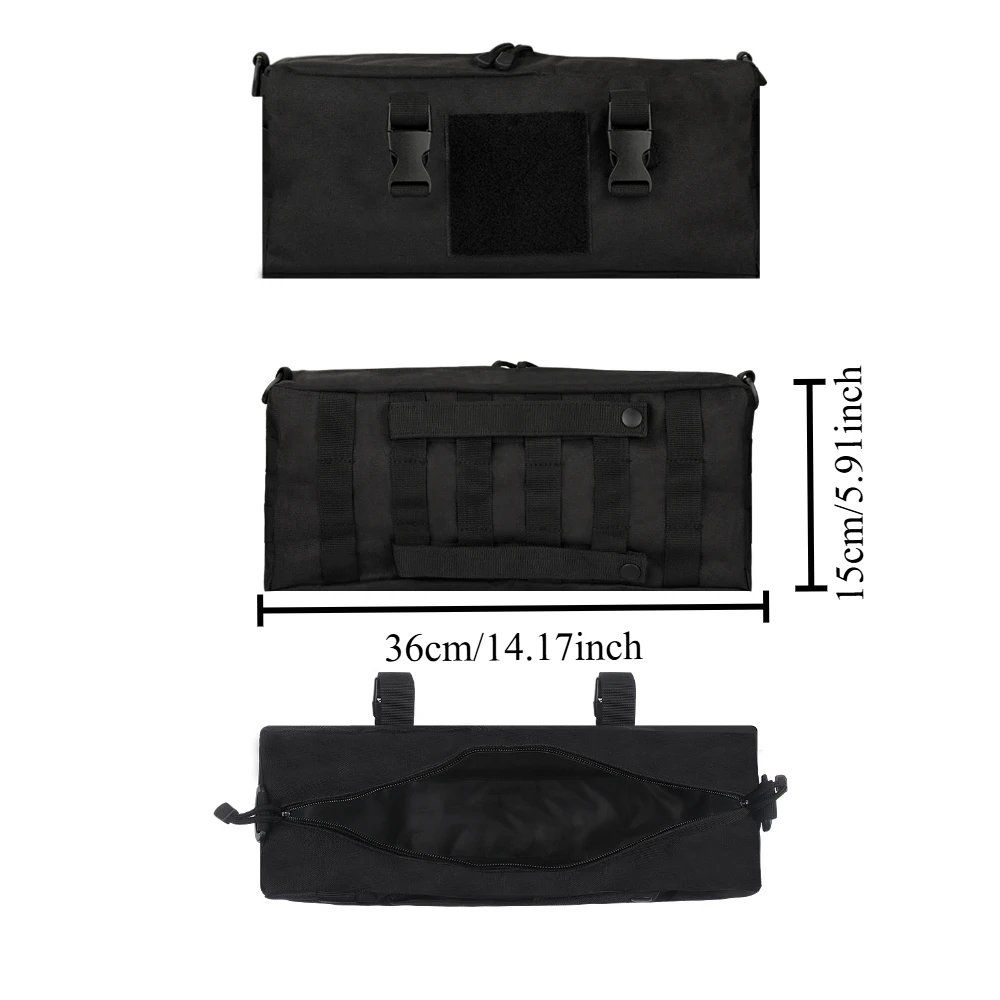 Tactical Molle Roll Up Tool Pouch Portable Outdoor EDC Storage Bag Multifunctional Waterproof Utility Tool Carry Holder Patches