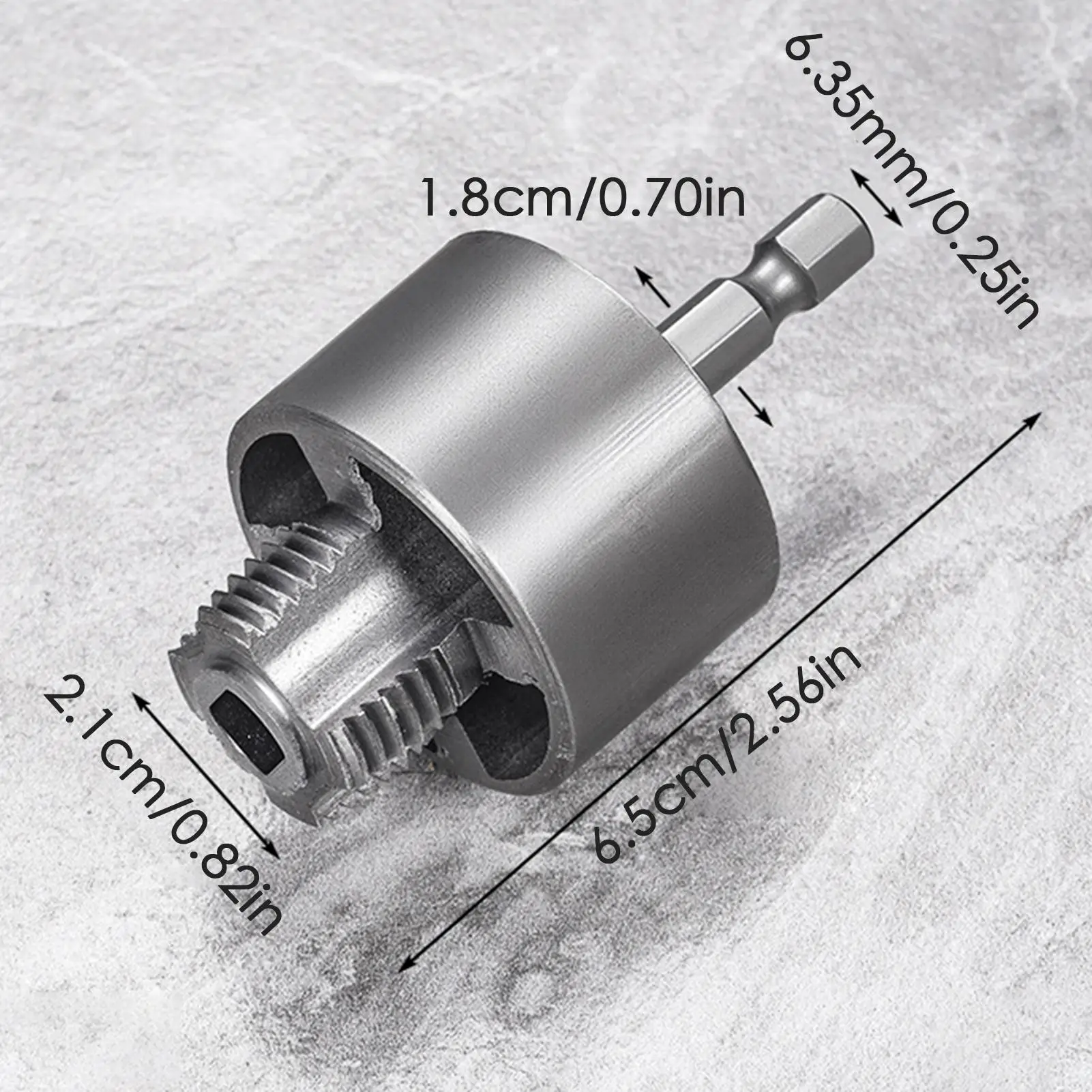 PVC Pipe Threader Thread Cutting Tool Wear Resistant Integrated Internal External Cutter For Professional Electric Drill Home