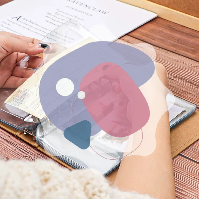 

Новые 6 шт. прозрачных папок-конвертов формата A5/A6/A7 с 6 отверстиями, 3-слойные, двусторонние, на молнии, с боковым открытием, из водонепроницаемого ПВХ.