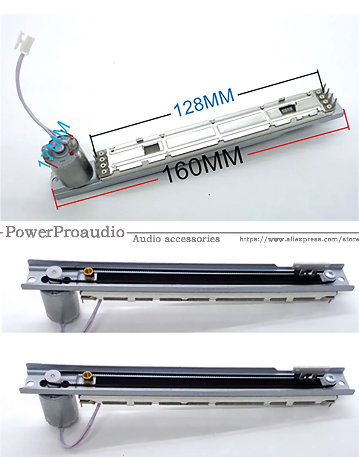 

3 шт. X32 фейдер двигателя с проводом для миксера BEHRINGER Ээлектрический фейдер B10K 4 + 4 8 контактов 100 мм дорожный скользящий потенциометр с Т-образной ручкой