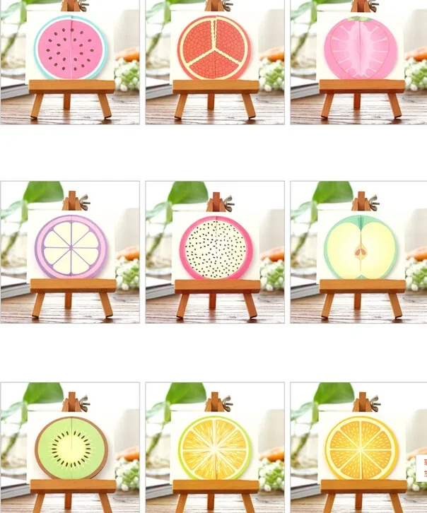 5pack/lot Students DIY Cards Sweet 3D Fruit design Greeting Card set with Envelope Gift Cards New Christmas Fashion card