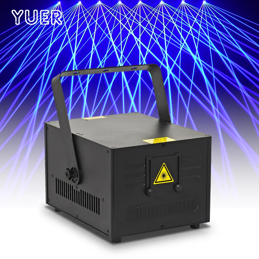 NEW 10W RGB Full Color Laser Light APP Control Animation Effect 25KPPS DMX512 ILDA for Dj Disco Party Club Wedding Stage Effects