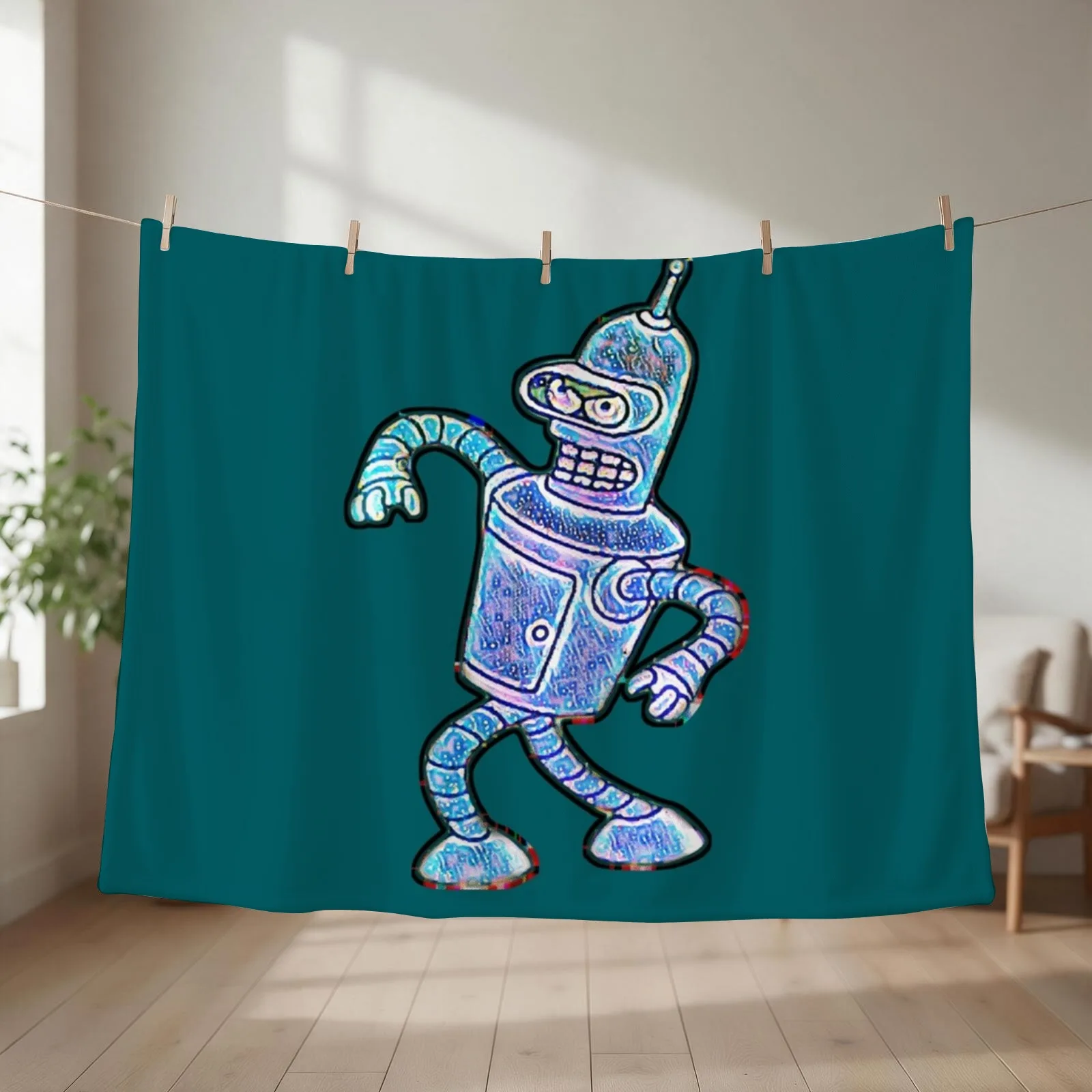 Bender Strut Midnight Edition Throw Blanket