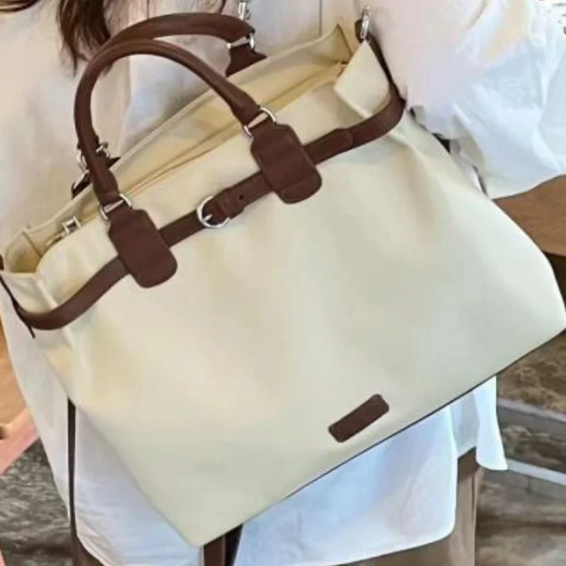 Modna torba damska Nowe torby na ramię Zaawansowane białe plecaki o dużej pojemności Rozrywka Koreański styl Trend Torby na ramię Torby Crossbody