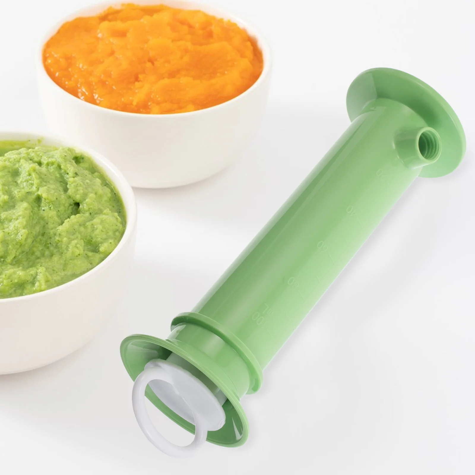 

Compact Baby Food Dispenser for Travel Use Fills Purees Yogurt Rice Cereal Into Pouches Effortlessly Multifunctional Infant