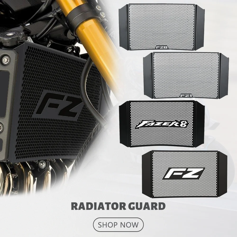 

FZ1 S/N FZ8 N/S Motorcycle Accessories Radiator Grille Guard Cover Protector Aluminum For Yamaha FZ8N FZ8S FZ1S FZ1N 2011-2015