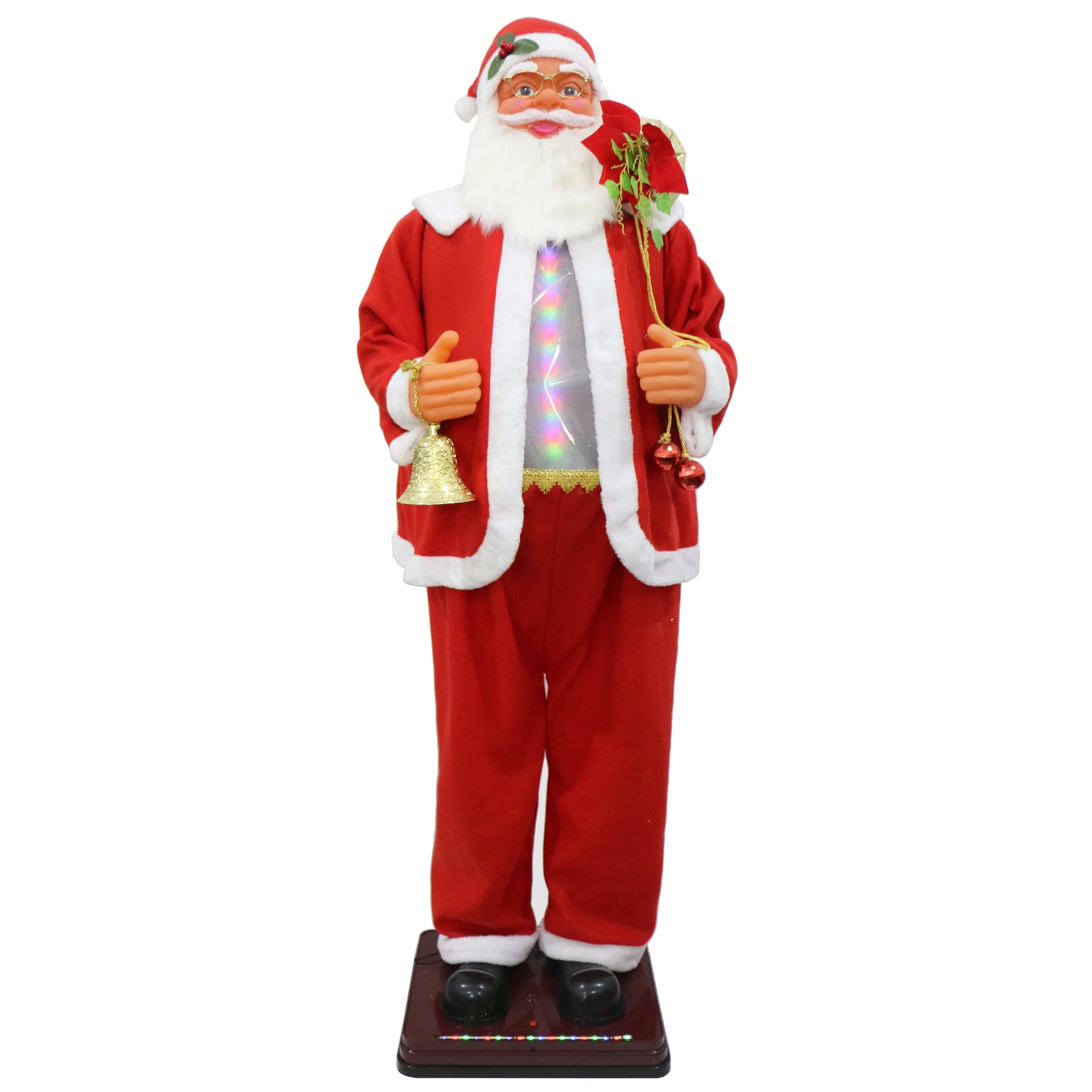 Giant electric Santa Claus music dance movement for party holiday decorations