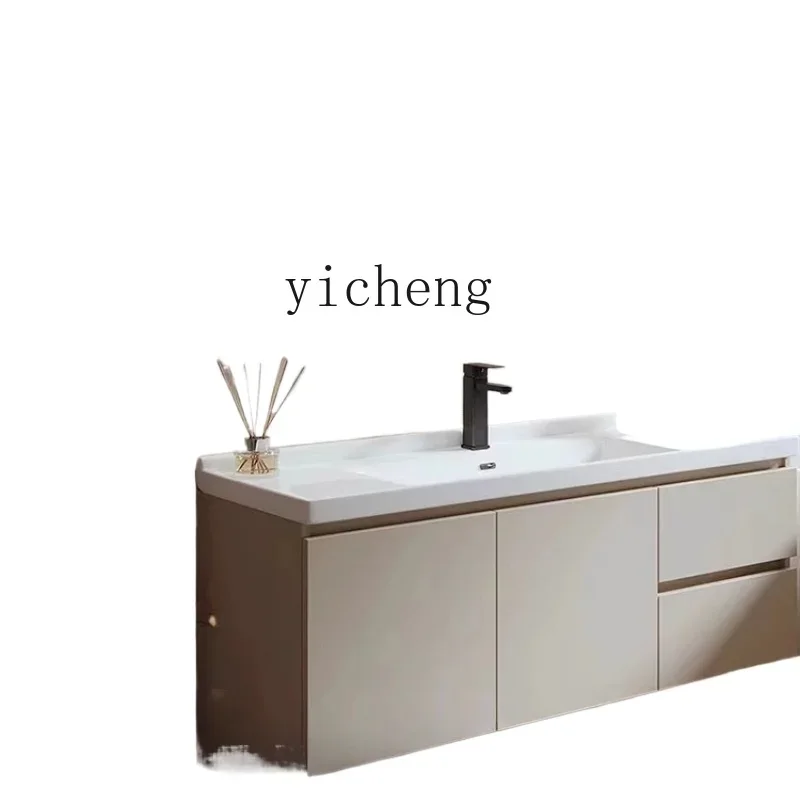 a2 bathroom cabinet combination intelligent integrated ceramic bathroom light luxury simple washing table washbasin