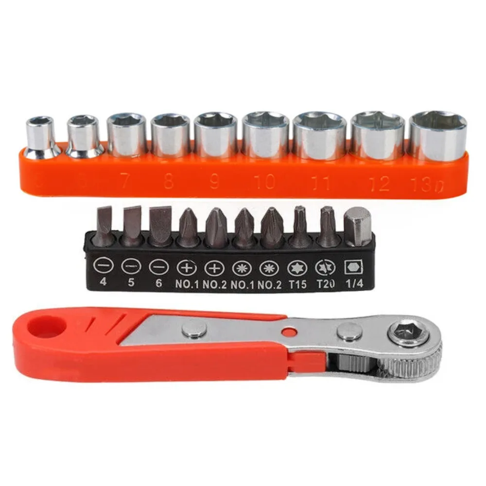 New L-shaped Ratchet Screwdriver Mini Small Space Turning Wrench 36-tooth Durable Right Angle Screwdriver Home