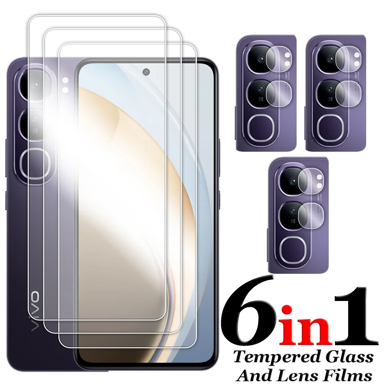 

For Vivo V40 Lite 5G Glass Full Glue Clear Screen Protector For Vivo V40 Lite 4G Tempered Glass For Vivo V40 Lite IDN Lens Film