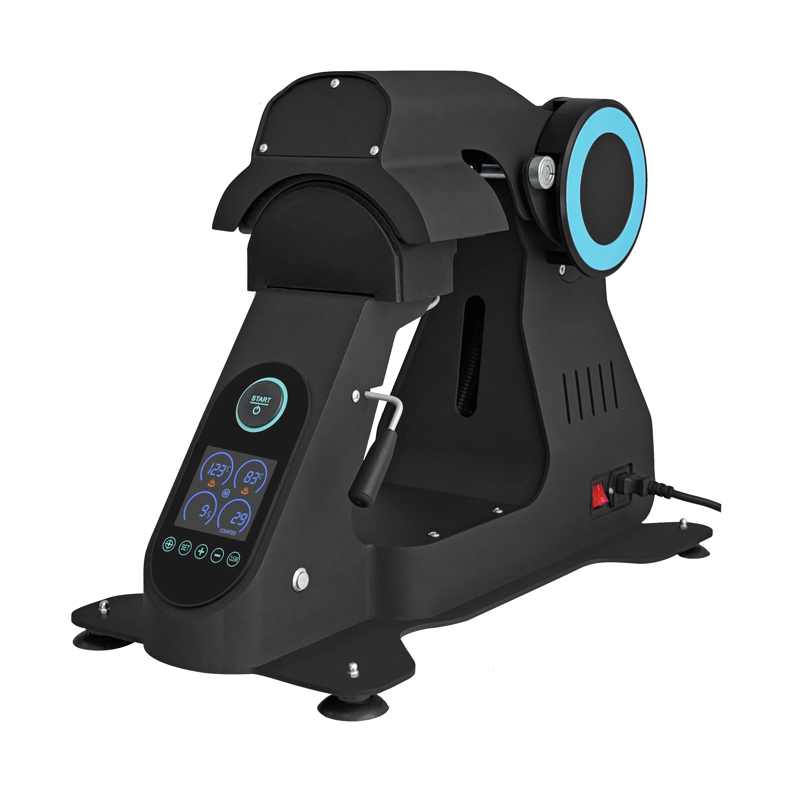 

2026 - Сменная грелка, верхний и нижний нагрев, машина для горячего прессования с автоматическим открытием крышки, машина для укупорки