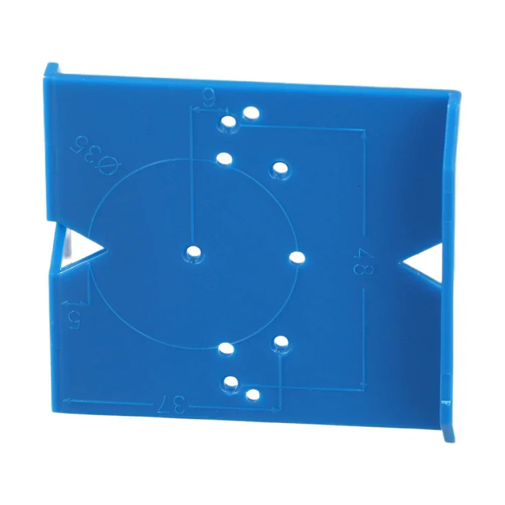 35/40mm ABS Hinge Hole Jig Drill Guide Template Jig Cabinets Hinges Locator Positioning Ruler Cabinets Hinges Hole Locator