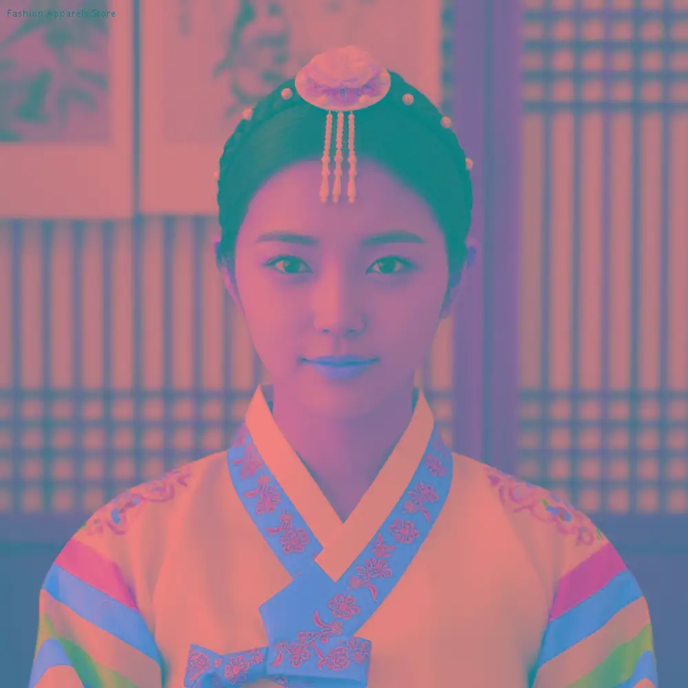 

Classical Flower Korean Headband Tassels Traditional Hanbok Hairband Headdress Pearl Stage Dance Hair Hoop Hanfu