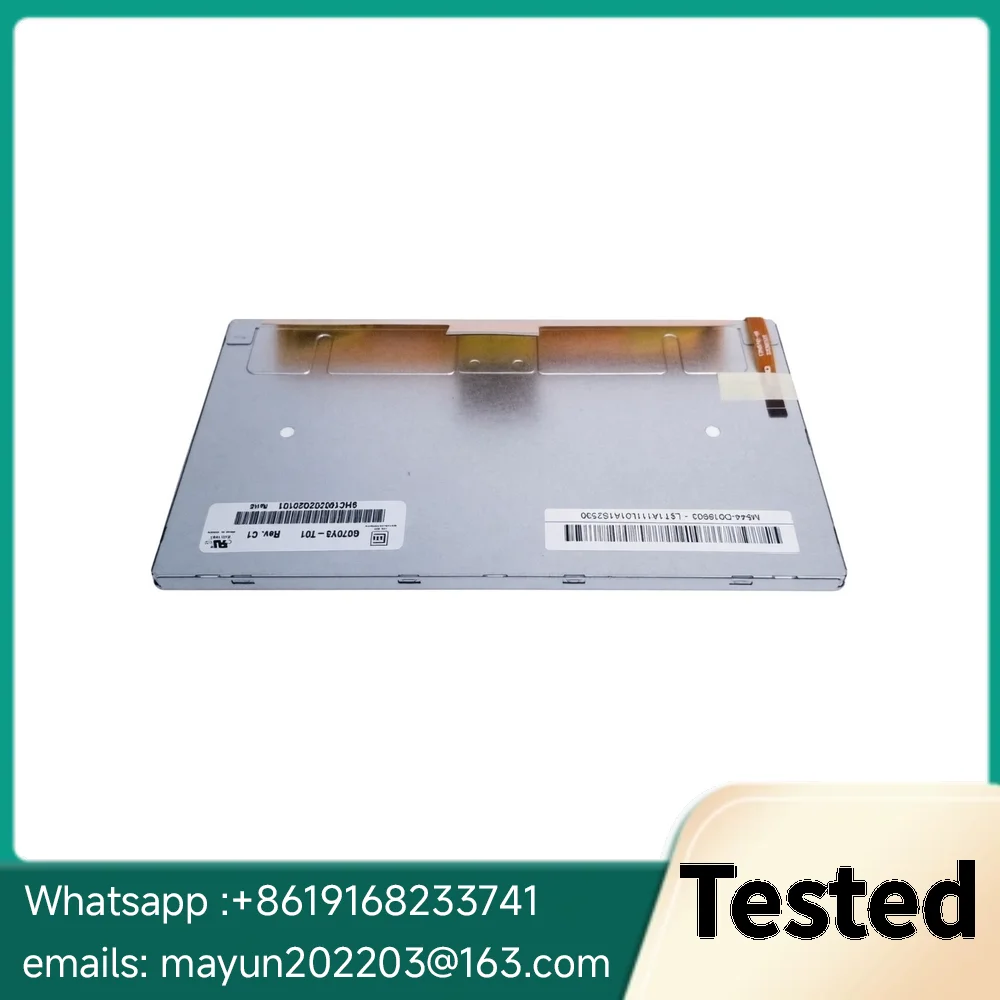 Original Checked 7.0“Inch G070Y3-T01 Industrial LCD Display Screen Panel 800x480