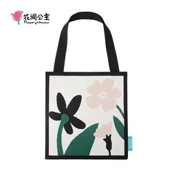 Bolsa de ombro princesa flor para mulheres, vento natural, estilo chinês, designer original, bolsa casual, bolsas femininas