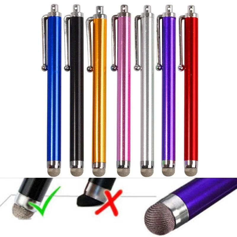 Hot Selling Metal Mesh Tip Touch Screen Stylus Pen for Smart CellPhone Tablet PC