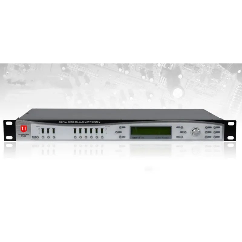 Full Bandwidth Digital Loudspeaker Processor, Professional Audio Signal Processing Device for Stage Sound System