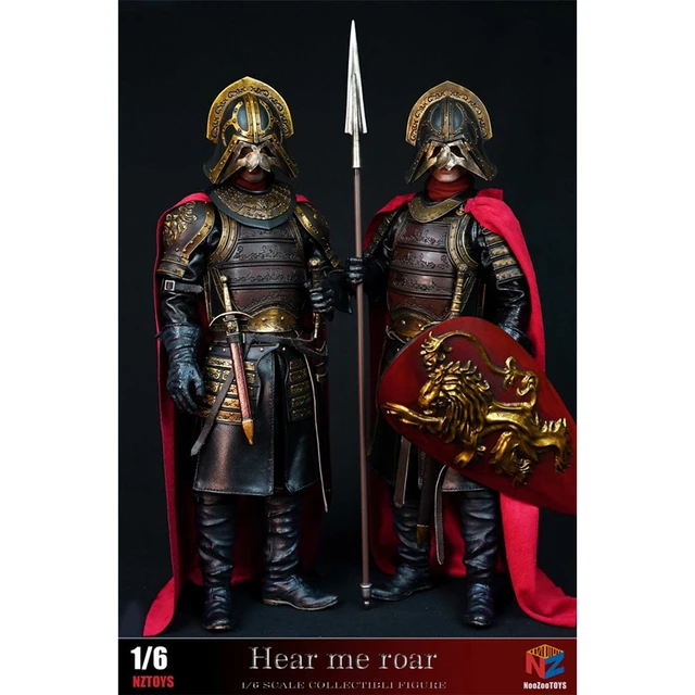 NOOZOOTOYS NZ001 NZ002 1/6 Collectible Male Soldier Lannister Noble/Soldier  Armor Mask With Weapon Full