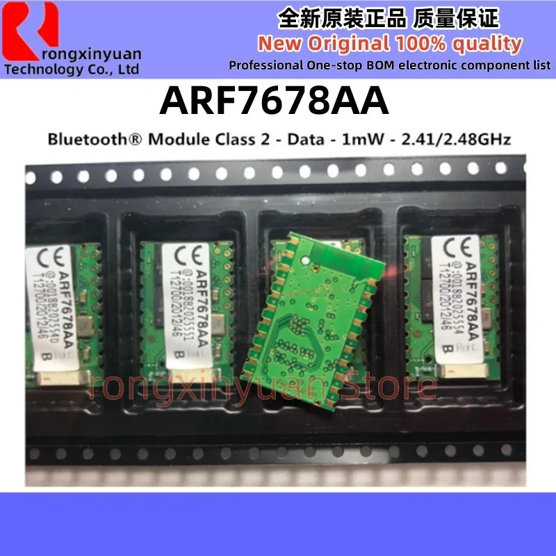 ARF7678AA ARF7678AAX ARF7678 ARF7678/C Bluetooth® Module Class 2 - Data - 1mW - 2.41/2.48GHz ( BC417 MX29LV800CBXEI-70G )