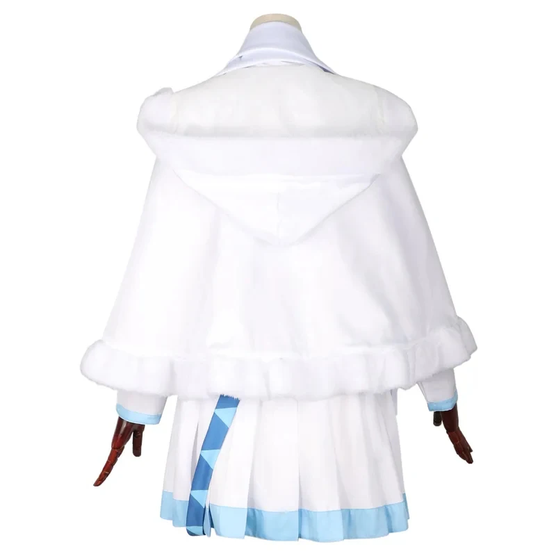 

c;4,g\6/Anime Snow Miku Cosplay Costumes Coat Shirt And Skirt White Uniform Halloween Carnival Party Dressing For Women 3;v\6.h/