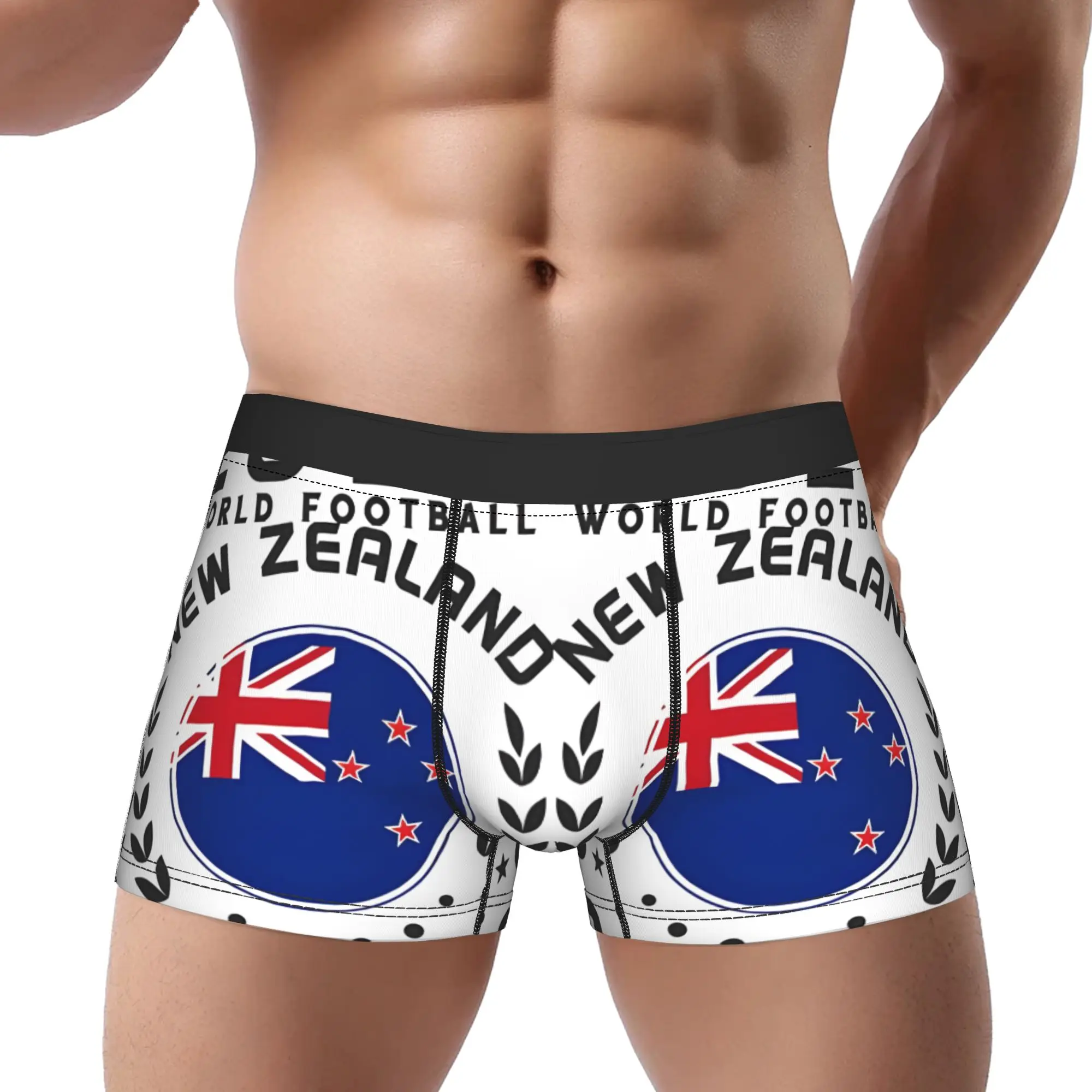 

sexy for guys World Soccer 2026 New Zealand Football Underpants Breathbale Panties Man Underwear Comfortable Shorts Boxer Briefs