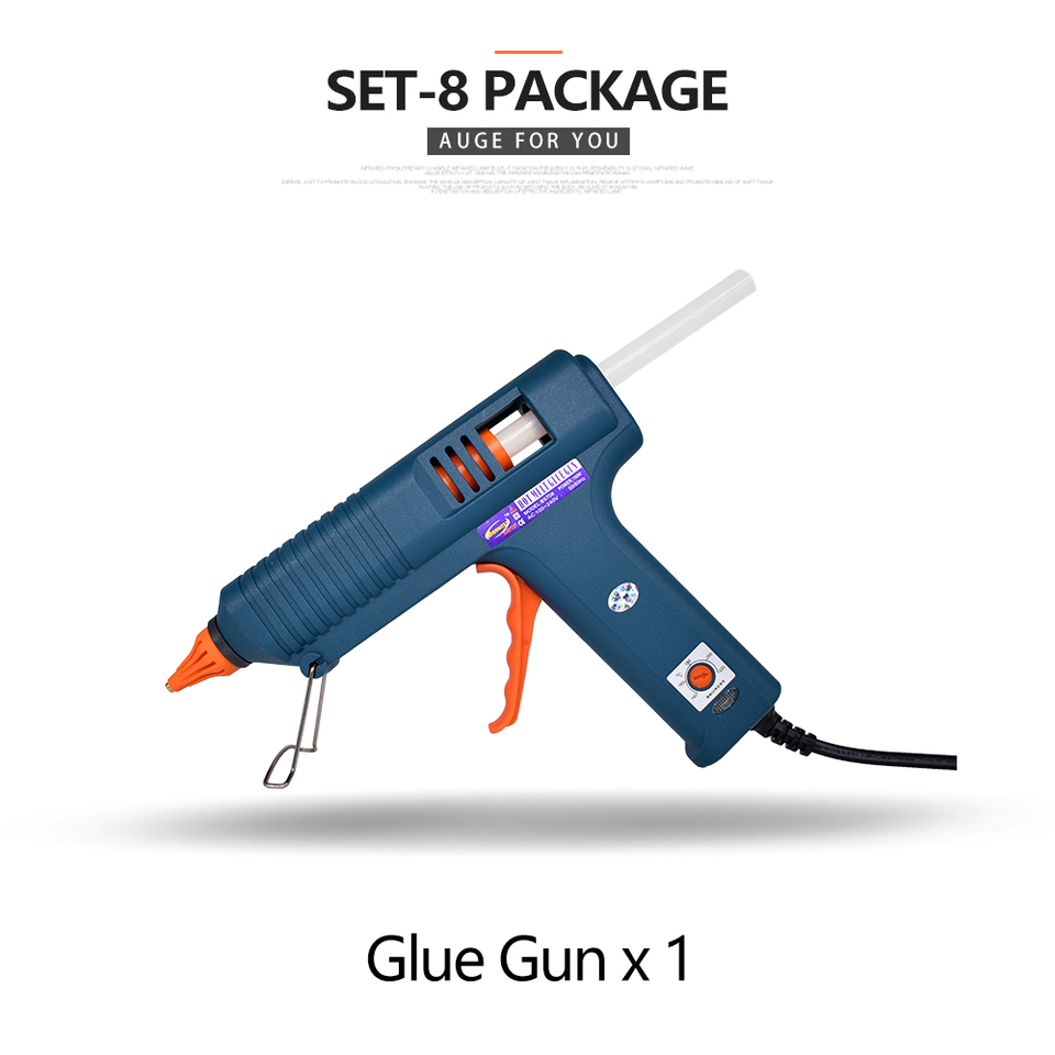  150W Hot Glue Gun Single,Temperature Adjustment For Crafts Repair DIY Use 11mm Glue Sticks Pure Copper Nozzle, Optional packages 