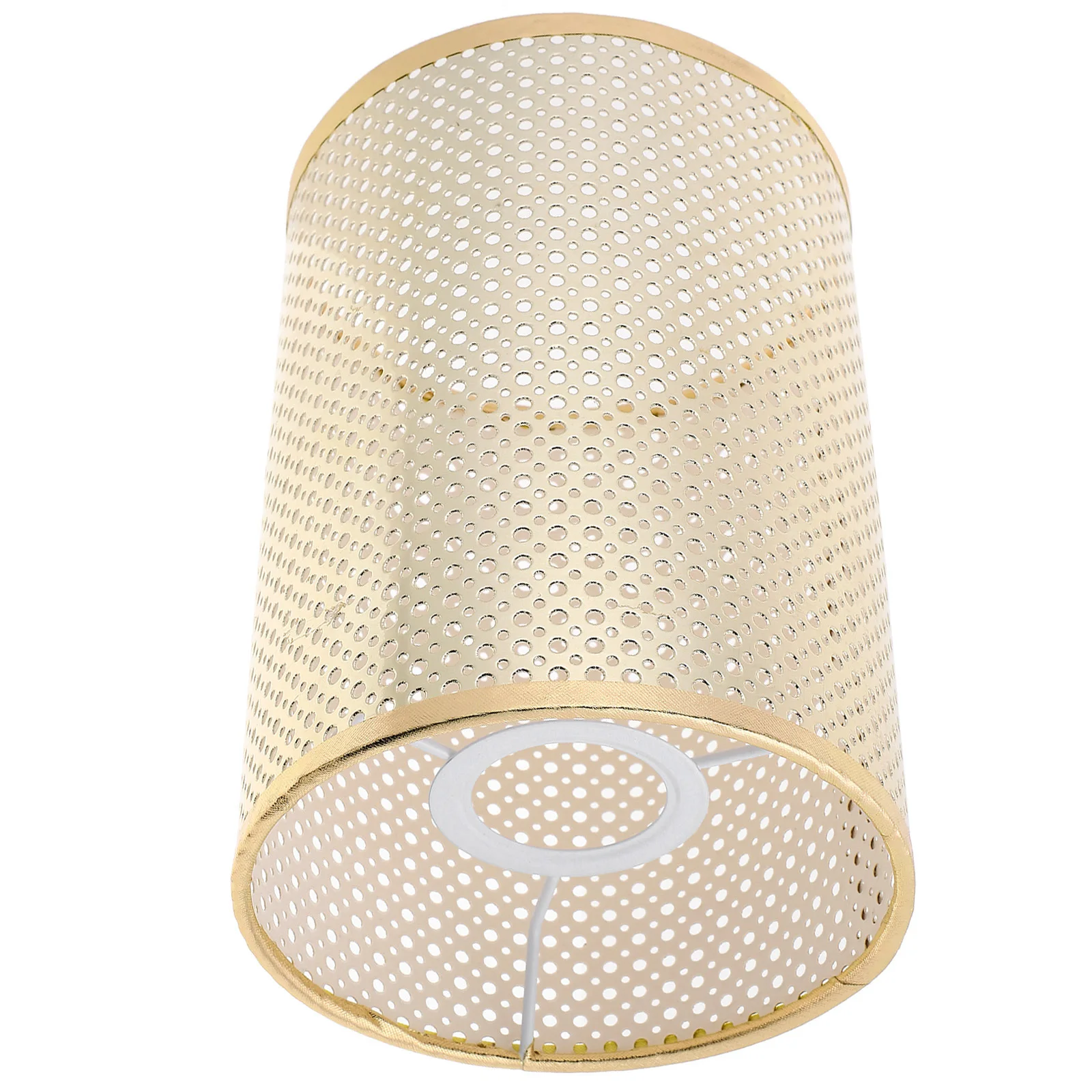 

Rattan Lamp Shade Table Lamp E14 E27 Base Indoor Durable Rattan Metal Lampshade Soft Texture Floor Wall Light Cover