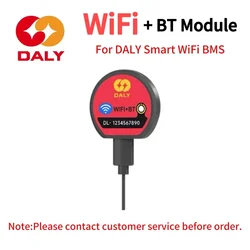 Daly BMS Smart BMS WIFI moduł Bluetooth UART RS485 Cabl falownik ekranu LCD tablica komunikacyjna dla Lifepo4 akcesoria litowo-jonowe