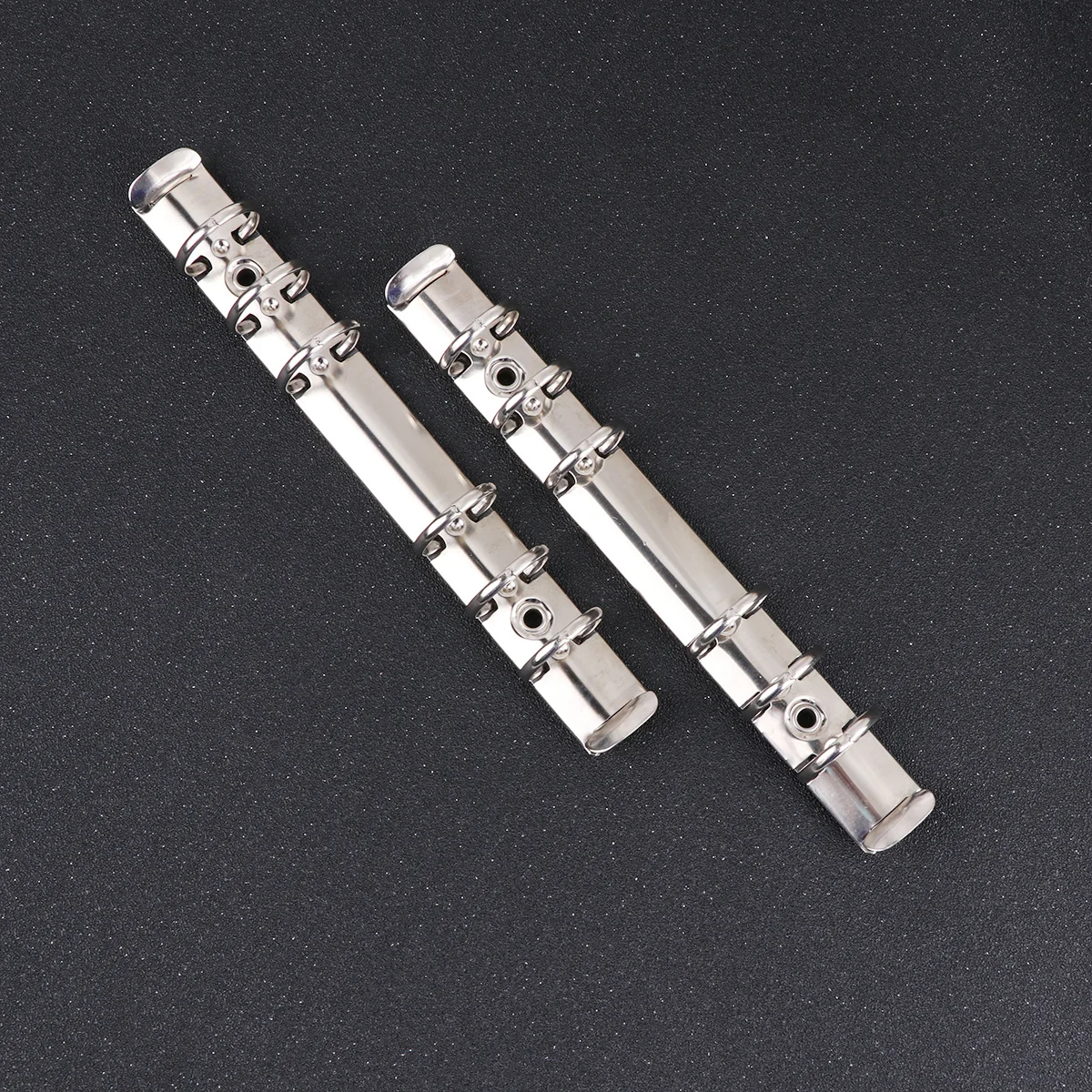 

20pcs A6 6-Hole Metal Ring Binder File Folder For Office School Stationery Supply Lightweight Binder Loose-Leaf Metal Ring Clip