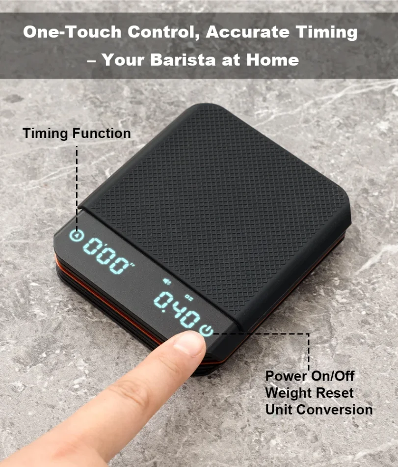 Przenośna cyfrowa waga do kawy – Kitchen Timer Digital recenzja i cena