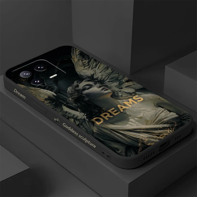 

Hope Sculpture Phone Case For Xiaomi Mi 15 14 14T 13 13T 12 12X 12T 12S 11 11T 10 10T 9 9T Pro Lite Liquid Silicone Cover