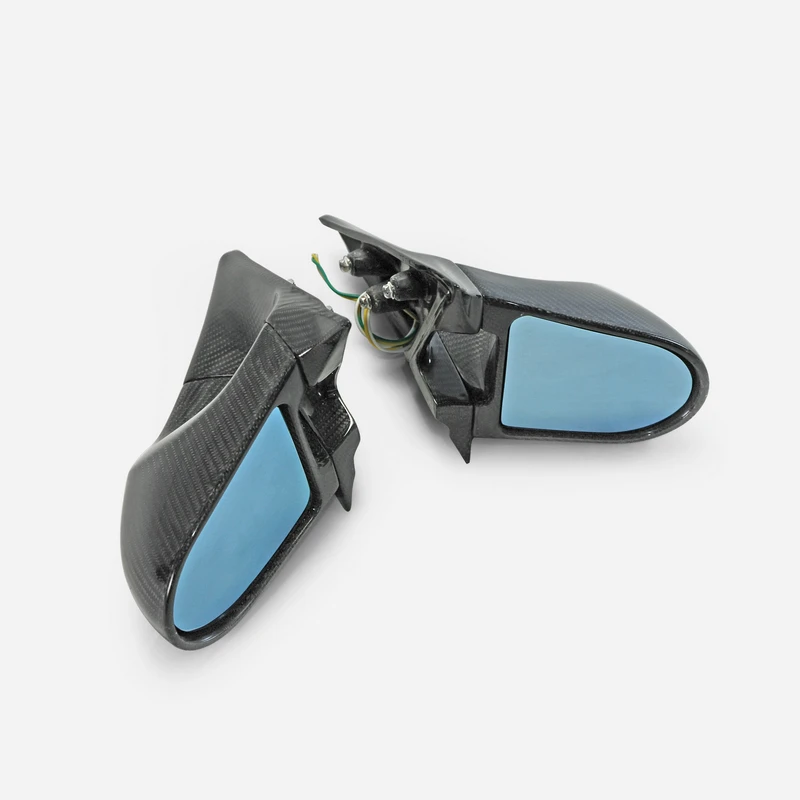 スカイラインR32 GTR GTSエアロミラー（右ハンドル車）用カーボンファイバー製カーパーツ
