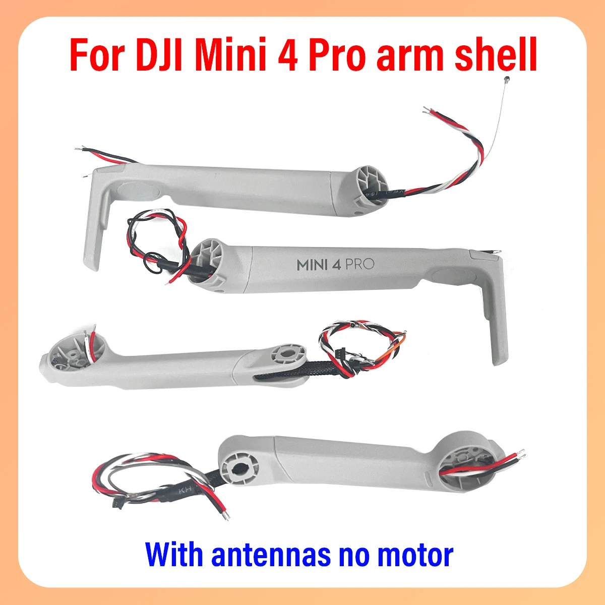 

Original factory new Mavic Min4Pro front, rear, left, and right arm shells with wires and no motors suitable for DJI Min4Pro