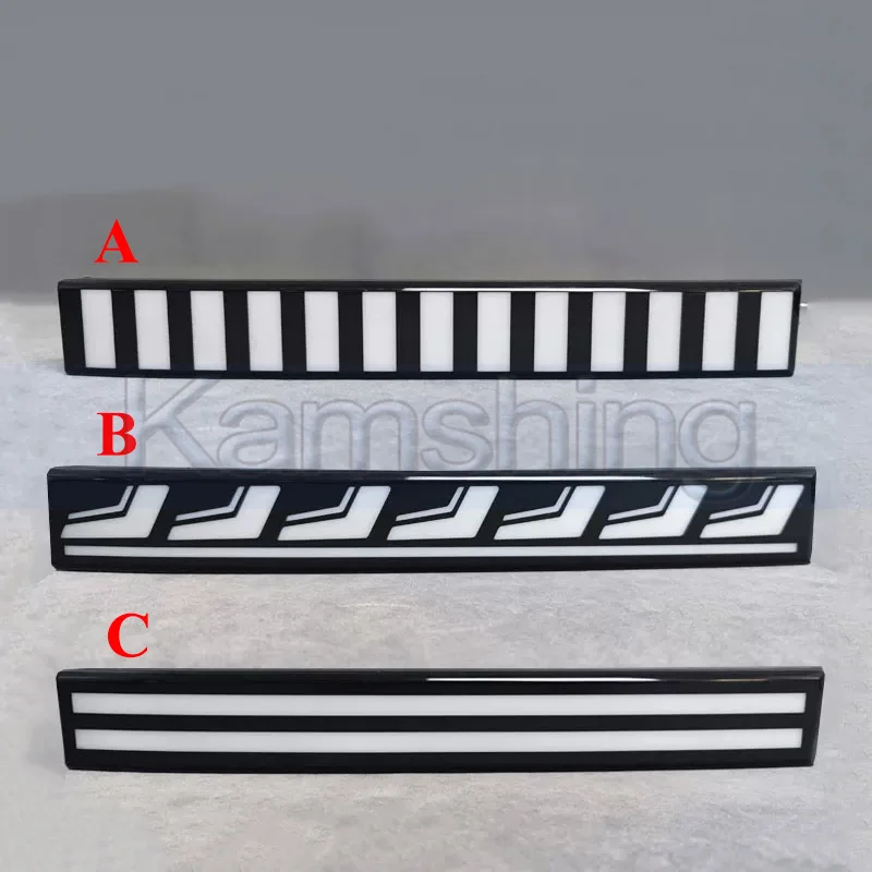Kamshing 1 Set Modifying LED Daytime Running Light DRL For Toyota Prado LC250 2024-2026 Front Fog Light Fog Lamp Daytime Light