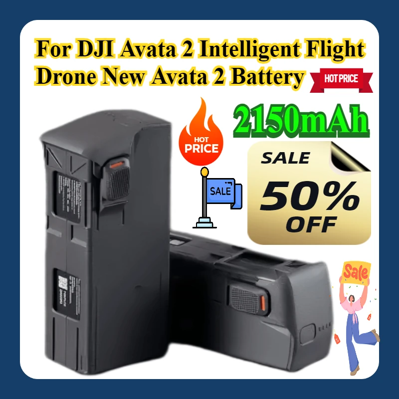 

For DJI Avata 2 Intelligent Flight Drone New 2150mAh Avata 2 Battery