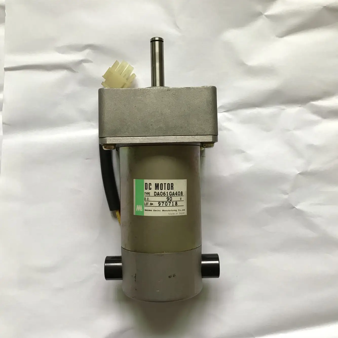 Second-hand imported brushed DC geared motor. Motor for DA061GA408 DC90V