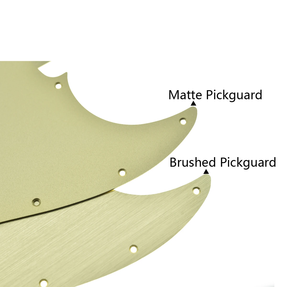 Dopro Matte Aluminum Tele Humbucker Pickguard Metal Anodized Matte PickGuard Scratch Plate for USA/Mexico Fender Tele/Telecaster