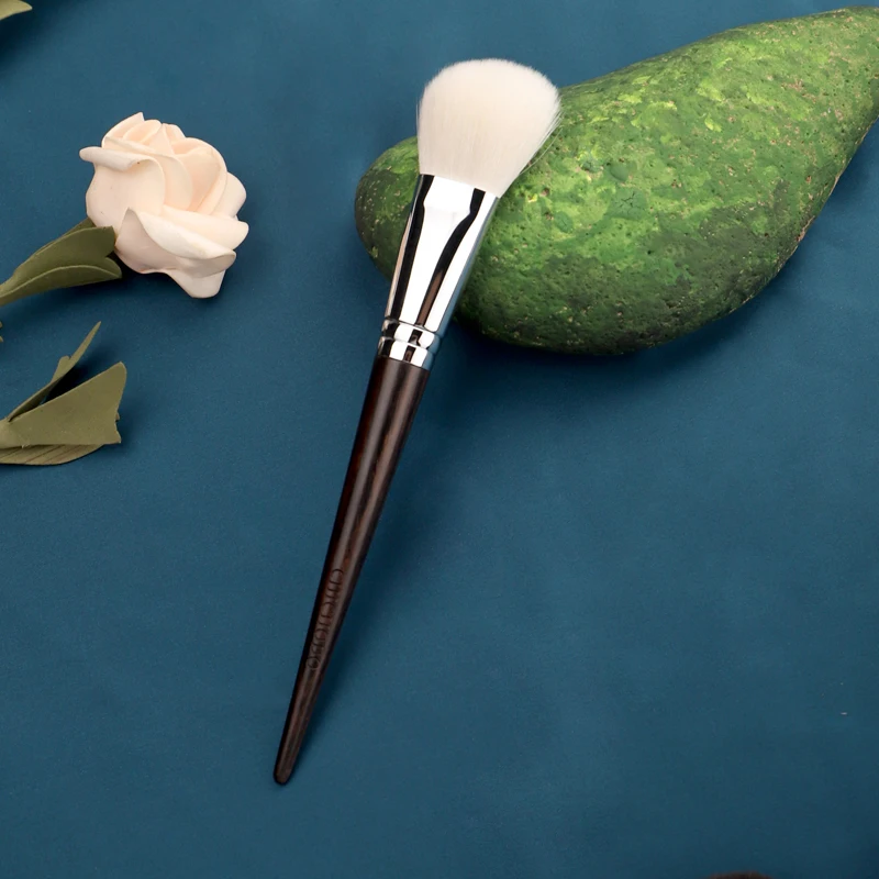 CHICHODO Makeup Brushes-Peach Blossom Series-Angled Sculpting Brush Really Soft Fiber Wool Strong Powder Suction Make up Brush