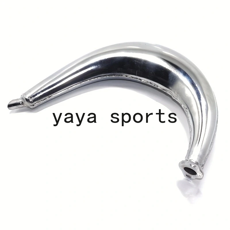 1Pc Half Moon Silencer Muffler Exhaust Black For 49cc 60cc 66cc 80cc 2-Stroke Engine Motor Motorized Bicycle Bike Motorcycles