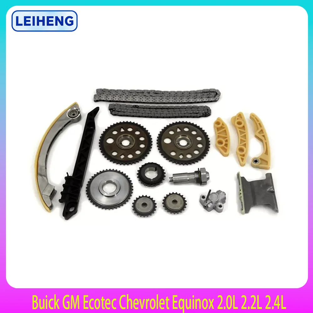 

AUTO ENGINE PARTS Timing Chain Kit For Buick GM Ecotec Chevrolet Equinox 2.0L 2.2L 2.4L l4 GAS DOHC 24461834