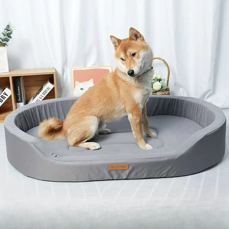 Kennel Four Seasons Universal Good-looking Dog Mattress Cat Pet Bed Anti-Bite Puppy Supplies Medium Large Dog Accessories