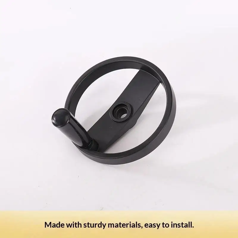 Aluminium Manual Operated Handwheel Two Spokes Industrial Grade 12*100 125 for Milling CNC Machine Workshop Application