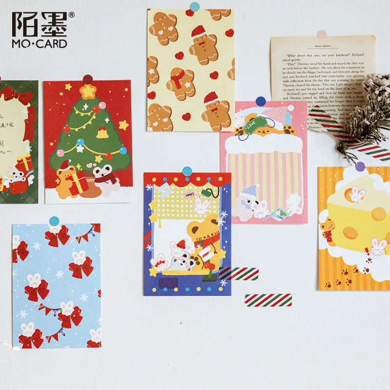 15pcs/lot Memo Pads Sticky Notes Cartoon Christmas Retro Paper diary Scrapbooking Stickers Office School stationery Notepad