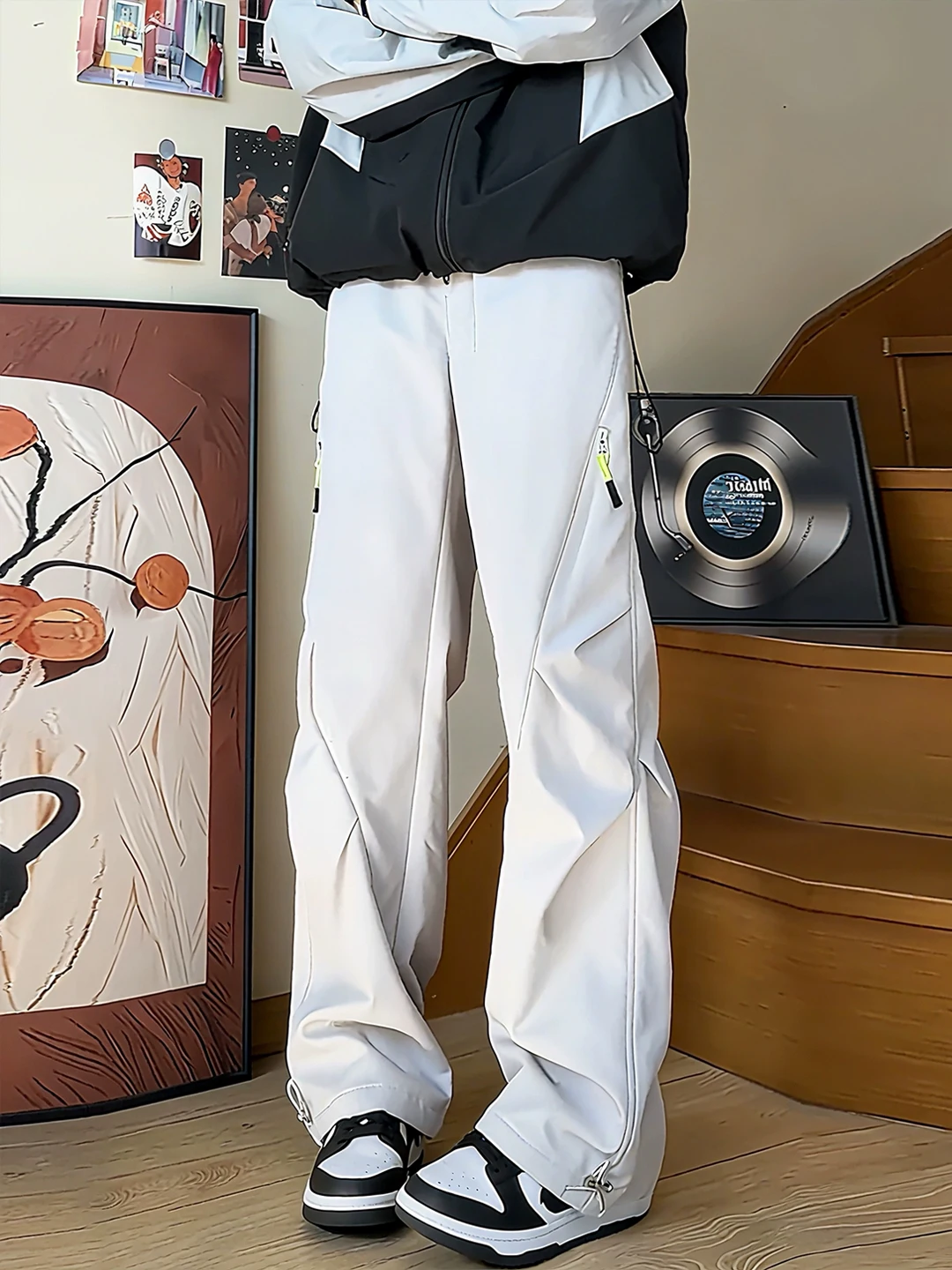 

Мужские зимние брюки с флисовой подкладкой, устойчивые к разрывам, мягкие, для катания на лыжах и альпинизма, рабочие брюки, повседневные прямые брюки для активного отдыха